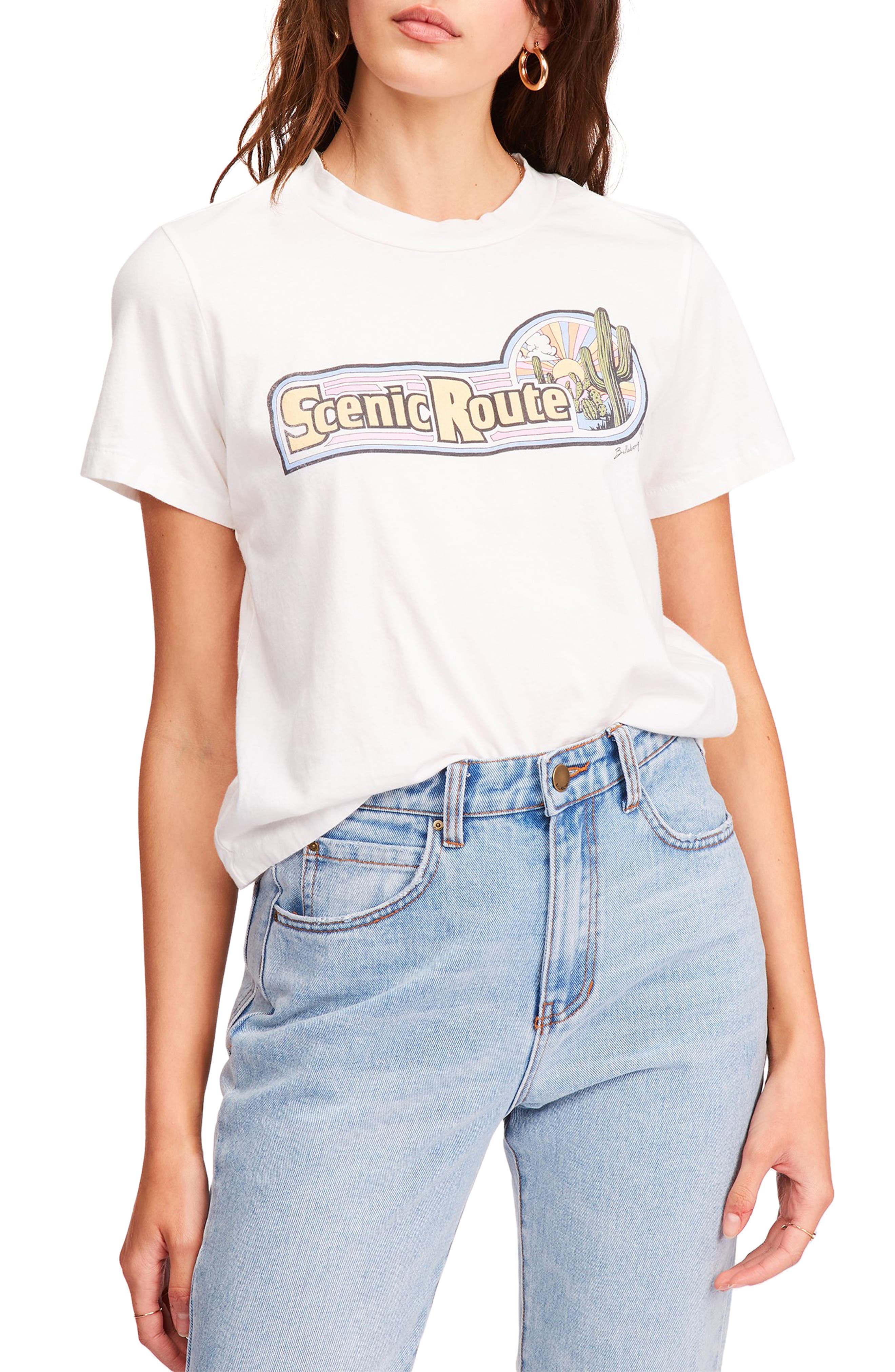 n:Philanthropy Womens Allen Boyfriend Tee L Autumn Blond